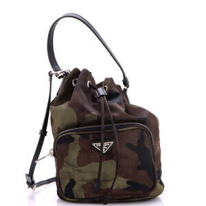 Prada Small Drawstring Bucket Bag